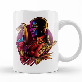 Baskı Dükkanı KB10042 Avengers Nebula Porselen Kupa Bardak