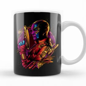 Baskı Dükkanı KB10042 Avengers Nebula Porselen Kupa Bardak