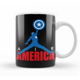 Baskı Dükkanı KB10044 Avengers Air America Porselen Kupa Bardak