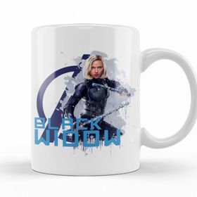 Baskı Dükkanı KB10045 Avengers Black Widow Porselen Kupa Bardak