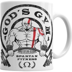 Baskı Dükkanı KB1005 Spartan Fitness Porselen Kupa Bardak