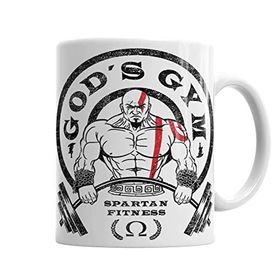 Baskı Dükkanı KB1005 Spartan Fitness Porselen Kupa Bardak