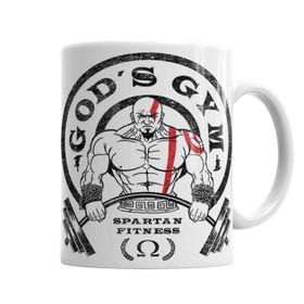 Baskı Dükkanı KB1005 Spartan Fitness Porselen Kupa Bardak