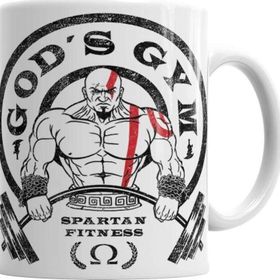 Baskı Dükkanı KB1005 Spartan Fitness Porselen Kupa Bardak