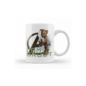 Baskı Dükkanı KB10050 Avengers I Am Groot Porselen Kupa Bardak