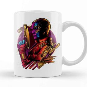 Baskı Dükkanı KB10055 Avengers Nebula Porselen Kupa Bardak