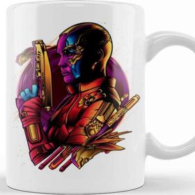 Baskı Dükkanı KB10055 Avengers Nebula Porselen Kupa Bardak