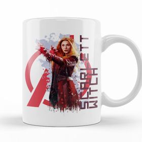 Baskı Dükkanı KB10056 Avengers Scarlett Witch Porselen Kupa Bardak