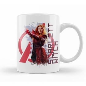 Baskı Dükkanı KB10056 Avengers Scarlett Witch Porselen Kupa Bardak