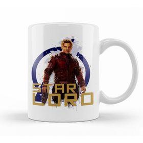 Baskı Dükkanı KB10058 Avengers Star Lord Porselen Kupa Bardak