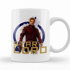 Baskı Dükkanı KB10058 Avengers Star Lord Porselen Kupa Bardak