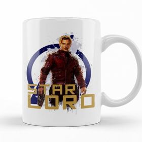 Baskı Dükkanı KB10058 Avengers Star Lord Porselen Kupa Bardak