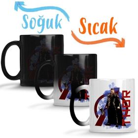 Baskı Dükkanı KB10060 Avengers Thor Porselen Kupa Bardak
