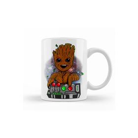 Baskı Dükkanı KB10071 Baby Groot Baby Tree Dont Push Porselen Kupa Bardak