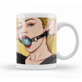 Baskı Dükkanı KB10084 Ballgag Porselen Kupa Bardak
