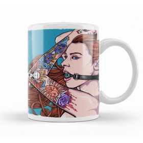 Baskı Dükkanı KB10084 Ballgag Porselen Kupa Bardak
