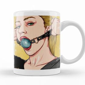 Baskı Dükkanı KB10084 Ballgag Porselen Kupa Bardak