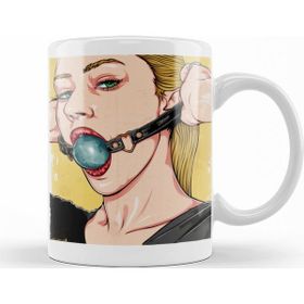 Baskı Dükkanı KB10085 Ballgag Porselen Kupa Bardak