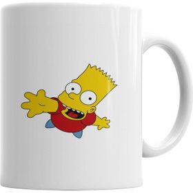Baskı Dükkanı KB10096 Bart Simpsons Porselen Kupa Bardak