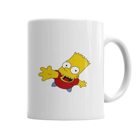 Baskı Dükkanı KB10096 Bart Simpsons Porselen Kupa Bardak