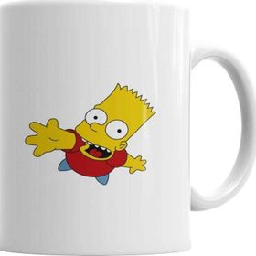 Baskı Dükkanı KB10096 Bart Simpsons Porselen Kupa Bardak