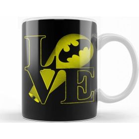 Baskı Dükkanı KB10098 Batman Bat Love Porselen Kupa Bardak
