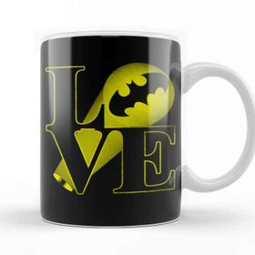 Baskı Dükkanı KB10098 Batman Bat Love Porselen Kupa Bardak