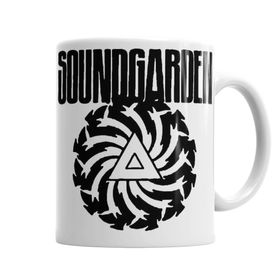 Baskı Dükkanı KB1010 Soundgarden Band Vinyl Decal Porselen Kupa Bardak