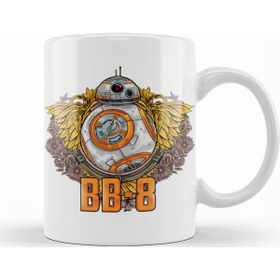 Baskı Dükkanı KB10112 Bb8 Porselen Kupa Bardak