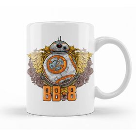Baskı Dükkanı KB10112 Bb8 Porselen Kupa Bardak