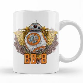 Baskı Dükkanı KB10112 Bb8 Porselen Kupa Bardak