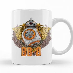 Baskı Dükkanı KB10112 Bb8 Porselen Kupa Bardak