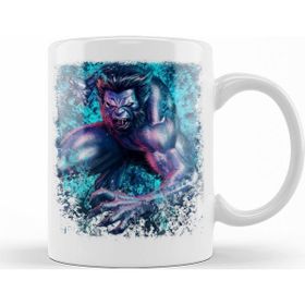 Baskı Dükkanı KB10114 Beast Porselen Kupa Bardak