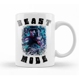Baskı Dükkanı KB10115 Beast Mode Colored Porselen Kupa Bardak