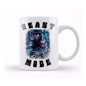 Baskı Dükkanı KB10115 Beast Mode Colored Porselen Kupa Bardak
