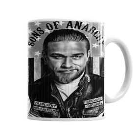Baskı Dükkanı KB1013 Sons Of Anarchy President Jax Teller Porselen Kupa Bardak