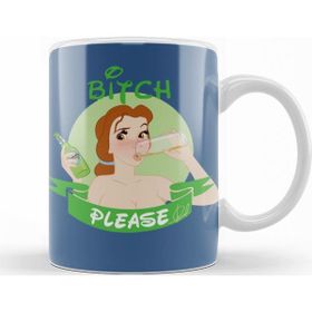 Baskı Dükkanı KB10143 Bitch Disney Porselen Kupa Bardak