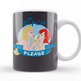 Baskı Dükkanı KB10143 Bitch Disney Porselen Kupa Bardak