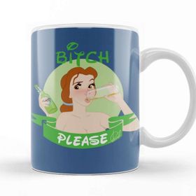 Baskı Dükkanı KB10143 Bitch Disney Porselen Kupa Bardak