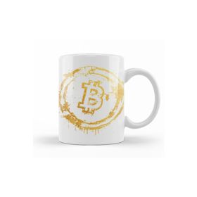 Baskı Dükkanı KB10145 Bitcoin Colors Porselen Kupa Bardak