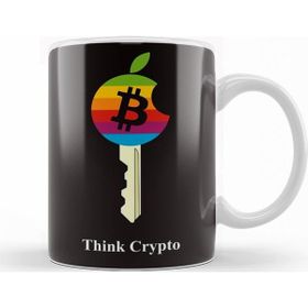 Baskı Dükkanı KB10146 Bitcoin Gold Porselen Kupa Bardak