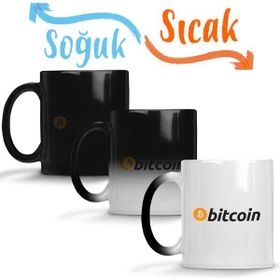 Baskı Dükkanı KB10147 Bitcoin Porselen Kupa Bardak