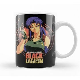 Baskı Dükkanı KB10150 Black Lagoon Porselen Kupa Bardak