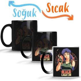 Baskı Dükkanı KB10150 Black Lagoon Porselen Kupa Bardak