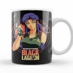 Baskı Dükkanı KB10150 Black Lagoon Porselen Kupa Bardak
