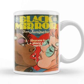 Baskı Dükkanı KB10151 Black Mirror Porselen Kupa Bardak