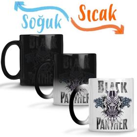 Baskı Dükkanı KB10153 Black Panther The Black Panther Theory Porselen Kupa Bardak