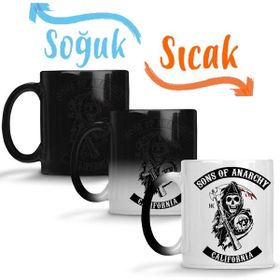 Baskı Dükkanı KB1016 Sons Of Anarchy Logo Porselen Kupa Bardak