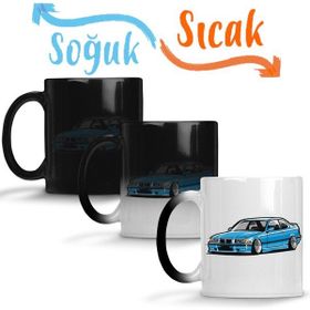Baskı Dükkanı KB10165 Bmw Stanced Out E36 Porselen Kupa Bardak