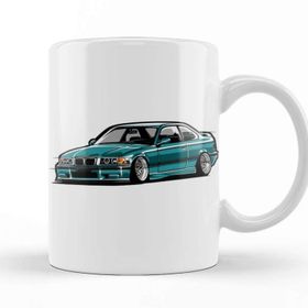Baskı Dükkanı KB10166 Bmw Stanced Out E36 Porselen Kupa Bardak